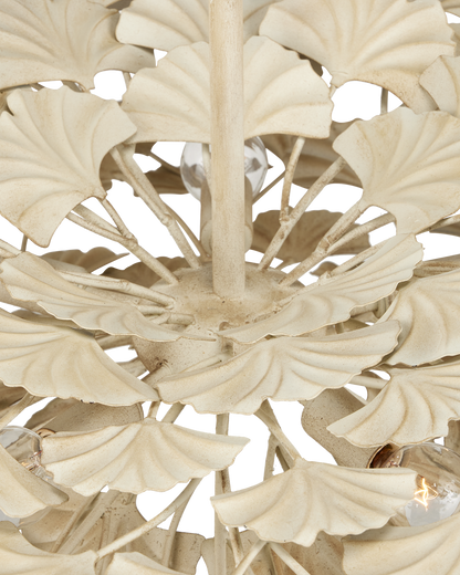 Maidenhair Cream Semi-Flush Mount