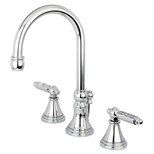 Georgian Widespread Bathroom Faucet in Polished Chrome