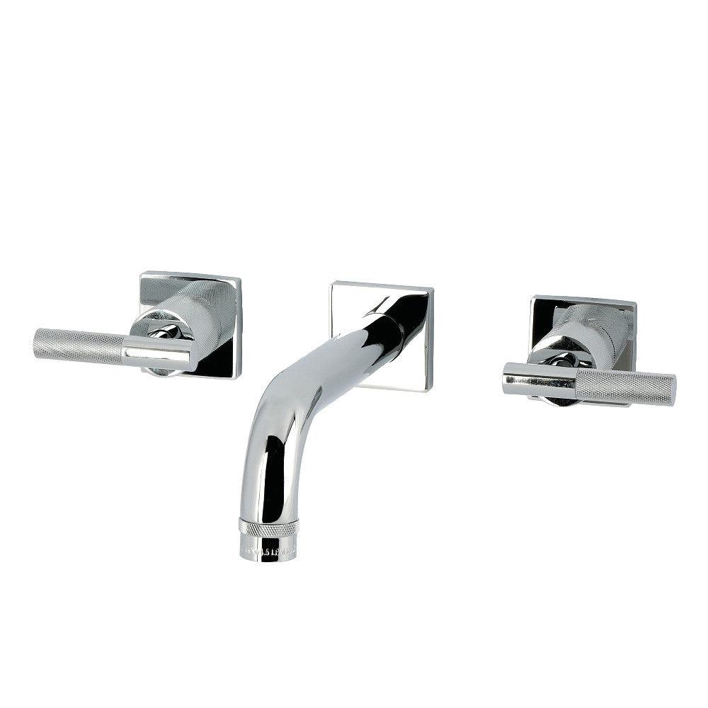Convergent Wall-Mount Bathroom Faucet in Polished Chrome