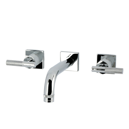 Convergent Wall-Mount Bathroom Faucet in Polished Chrome