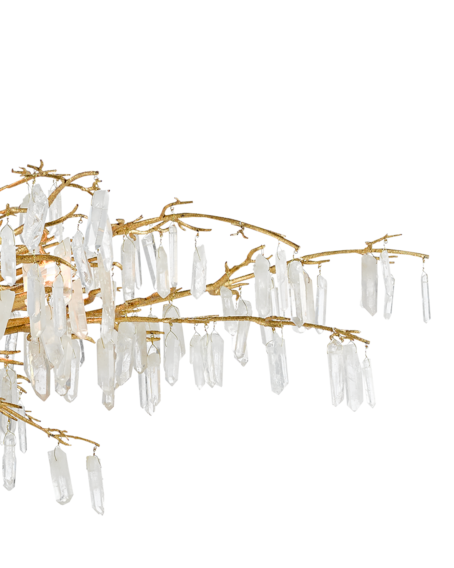 Forest Dawn Gold Chandelier