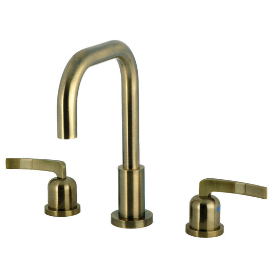 Centurion Widespread Bathroom Faucet in Antique Brass