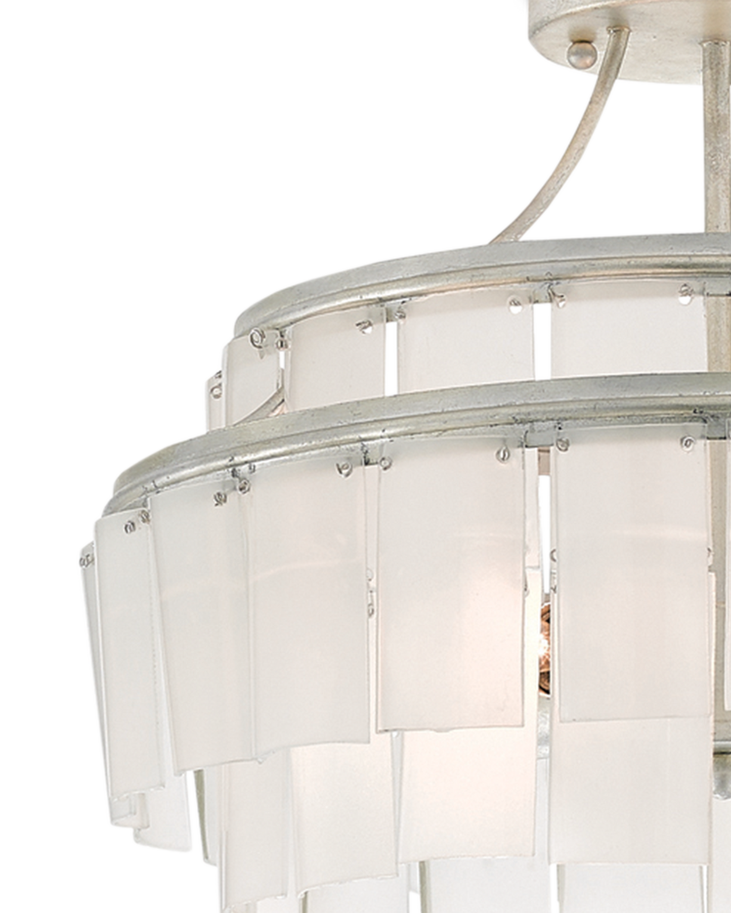 Vintner White Semi-Flush Mount