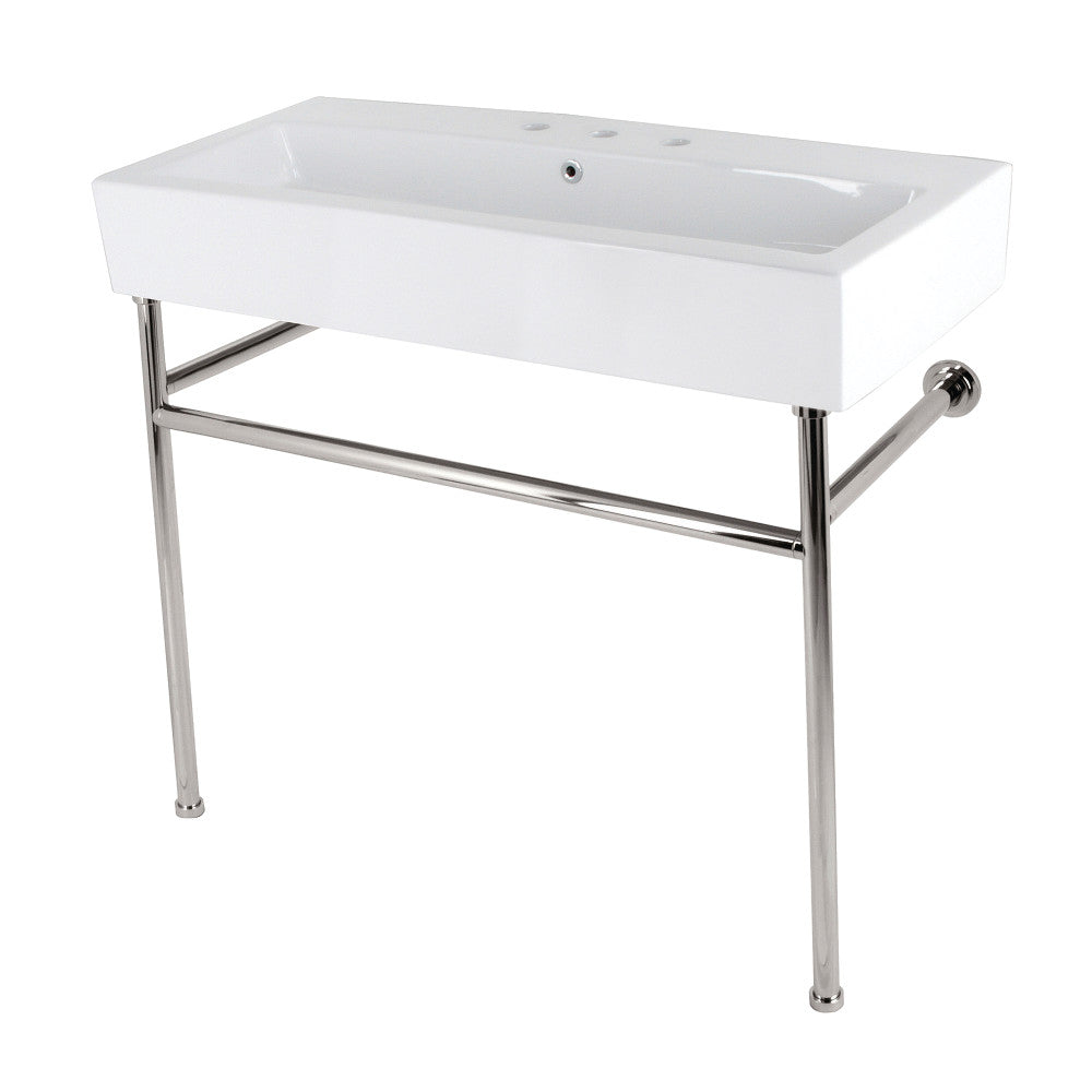 New Haven 39.38 Inch Console Sink in White