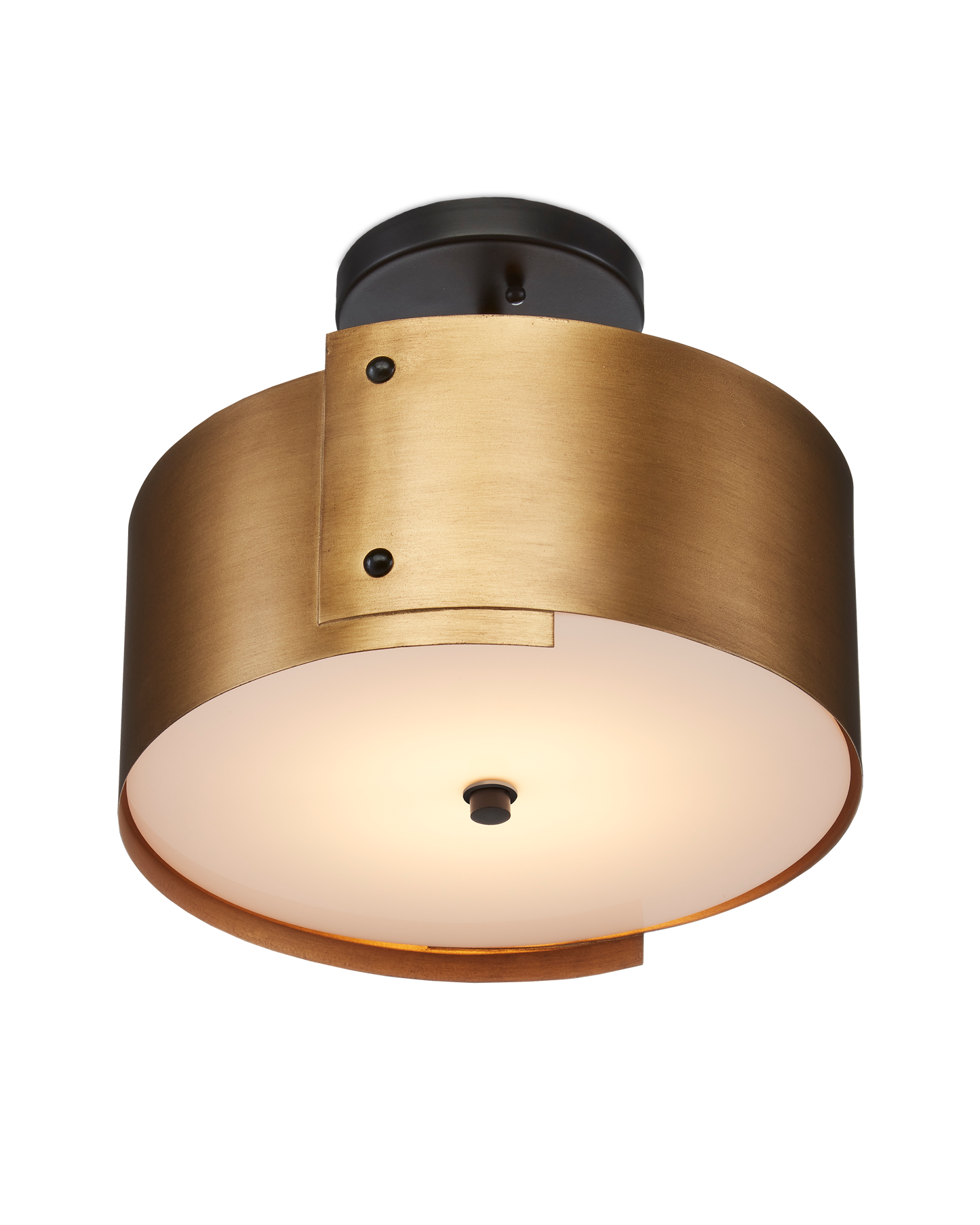 Ritsu Brass Semi-Flush Mount