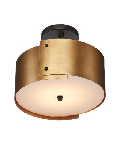 Ritsu Brass Semi-Flush Mount