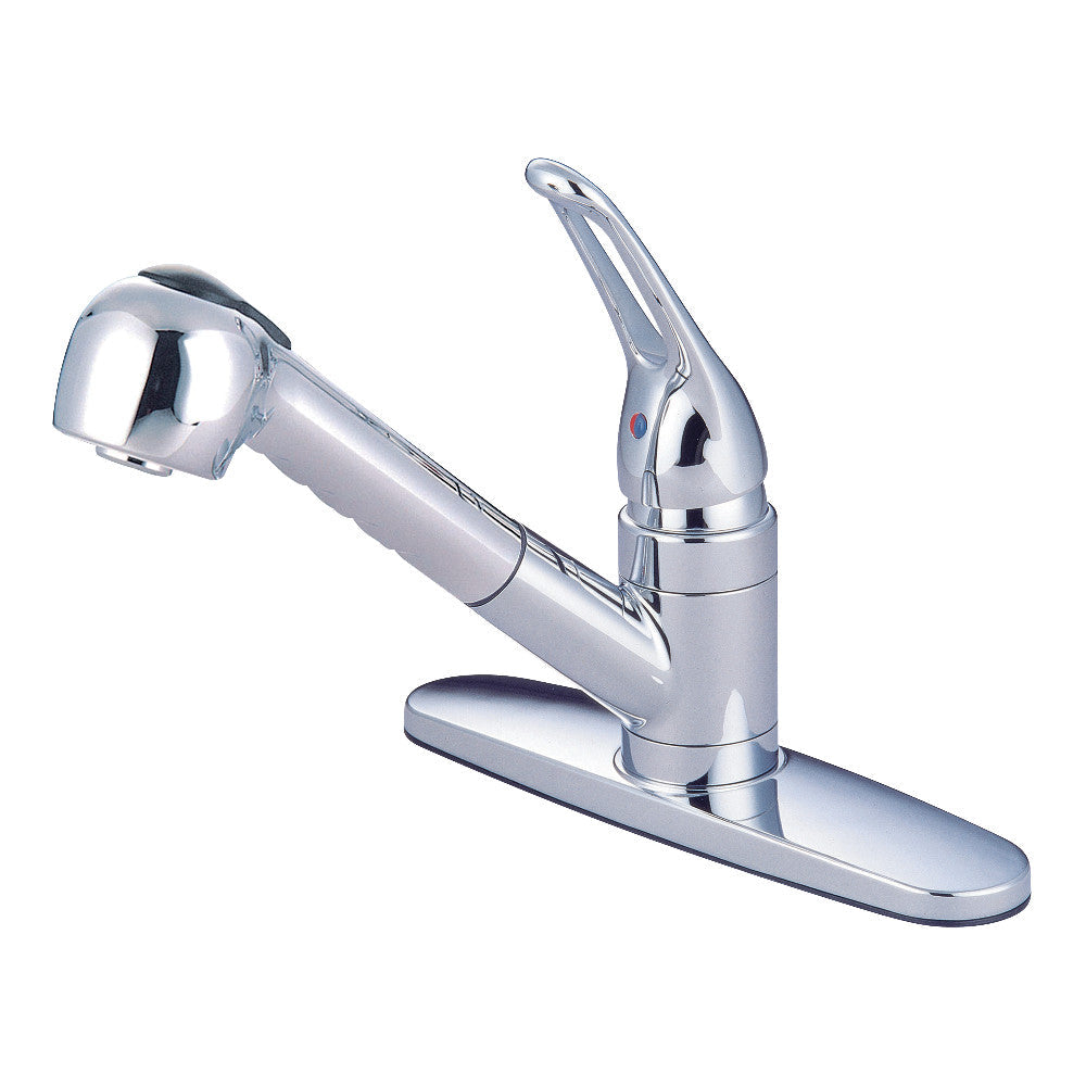 Pull-Out Kitchen Faucet in Polished Chrome