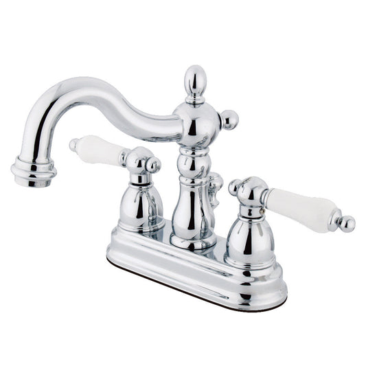Heritage 4 Inch Centerset Bathroom Faucet in Polished Chrome