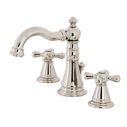 American Classic Widespread Bathroom Faucet in Polished Nickel