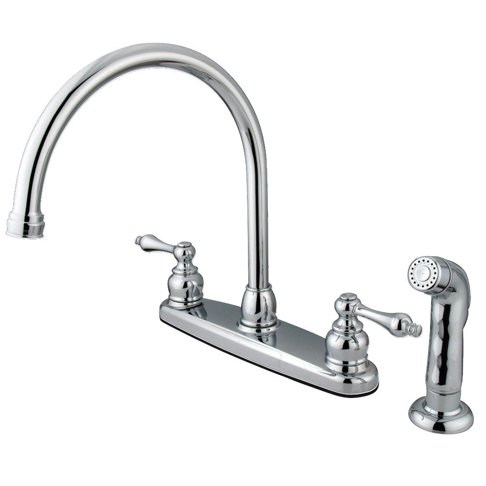 Vintage Centerset Kitchen Faucet in Polished Chrome