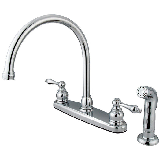Vintage Centerset Kitchen Faucet in Polished Chrome