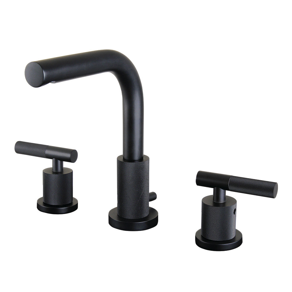 Convergent Widespread Bathroom Faucet in Matte Black