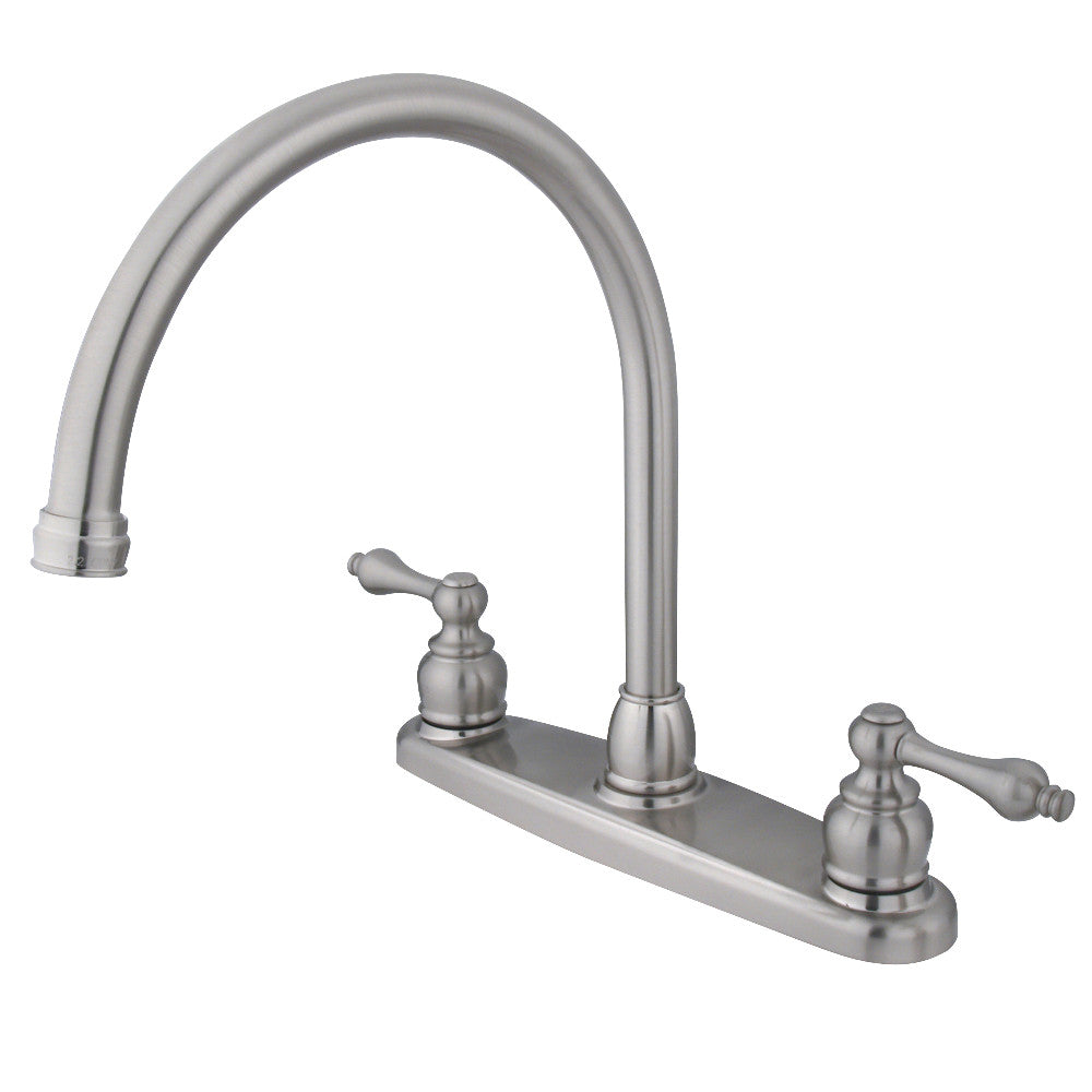 Vintage Centerset Kitchen Faucet in Brushed Nickel