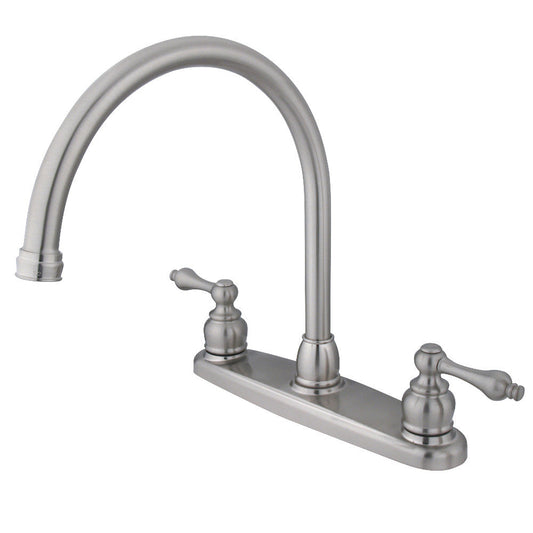Vintage Centerset Kitchen Faucet in Brushed Nickel