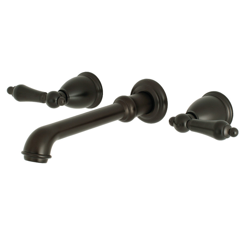 English Country Wall-Mount Bathroom Faucet in Oil Rubbed Bronze