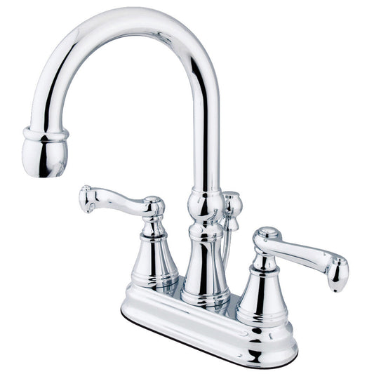 Royale 4 Inch Centerset Bathroom Faucet in Polished Chrome