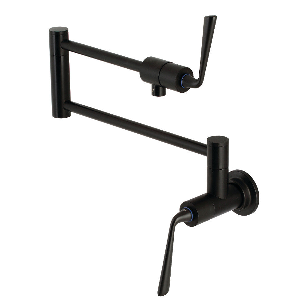 Silver Sage Pot Filler Faucet in Matte Black