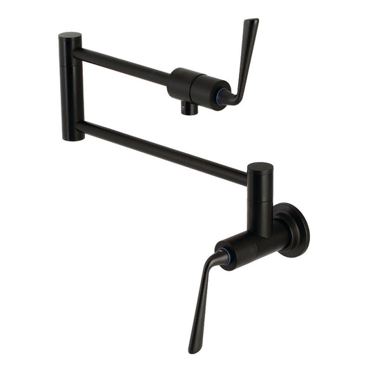 Silver Sage Pot Filler Faucet in Matte Black