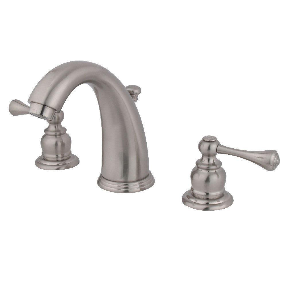 Vintage Widespread Bathroom Faucet in Brushed Nickel