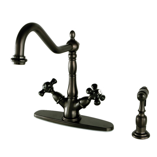 Duchess Two Handle Single-Hole Kitchen Faucet in Oil Rubbed Bronze