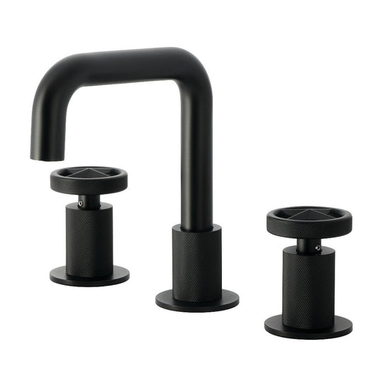 Ostro Widespread Bathroom Faucet in Matte Black