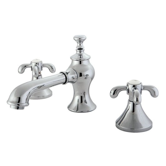 French Country Widespread Bathroom Faucet in Polished Chrome