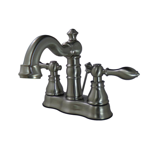 American Classic 4 Inch Centerset Bathroom Faucet in Brushed Nickel