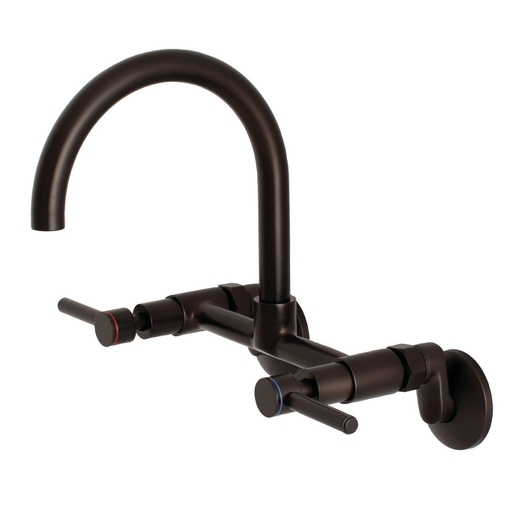 Concord Wall Mount Kitchen Faucet in Oil Rubbed Bronze