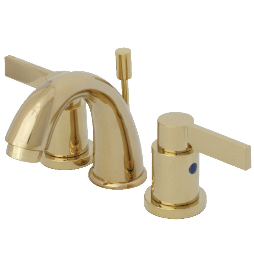 NuvoFusion Widespread Bathroom Faucet in Polished Brass
