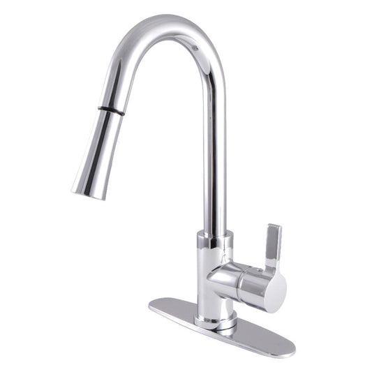 Continental Pull-Down Kitchen Faucet in Polished Chrome