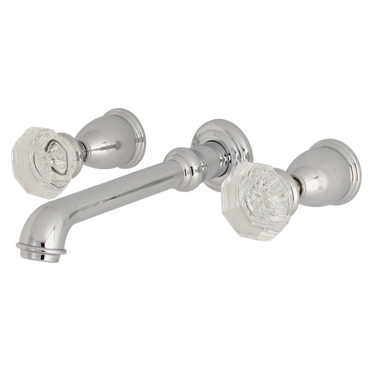 Celebrity Wall-Mount Bathroom Faucet in Polished Chrome