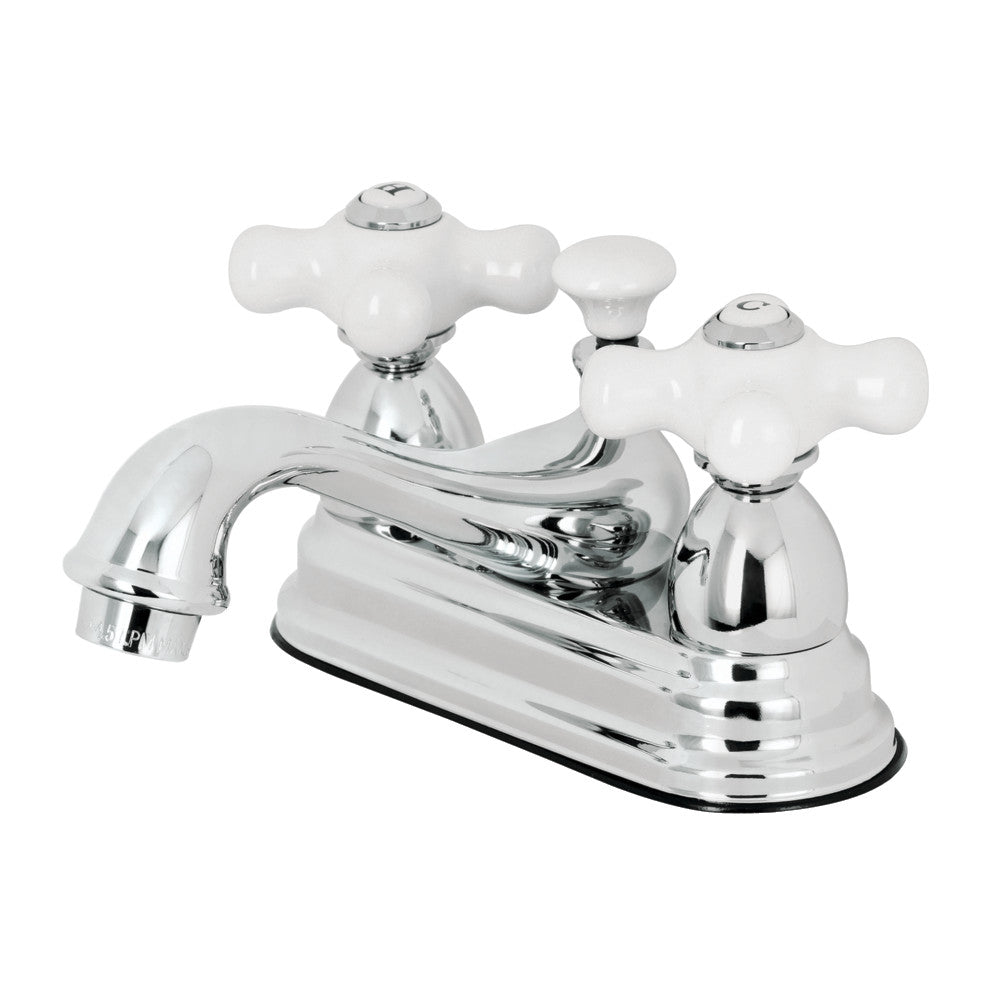Restoration 4 Inch Centerset Bathroom Faucet in Polished Chrome