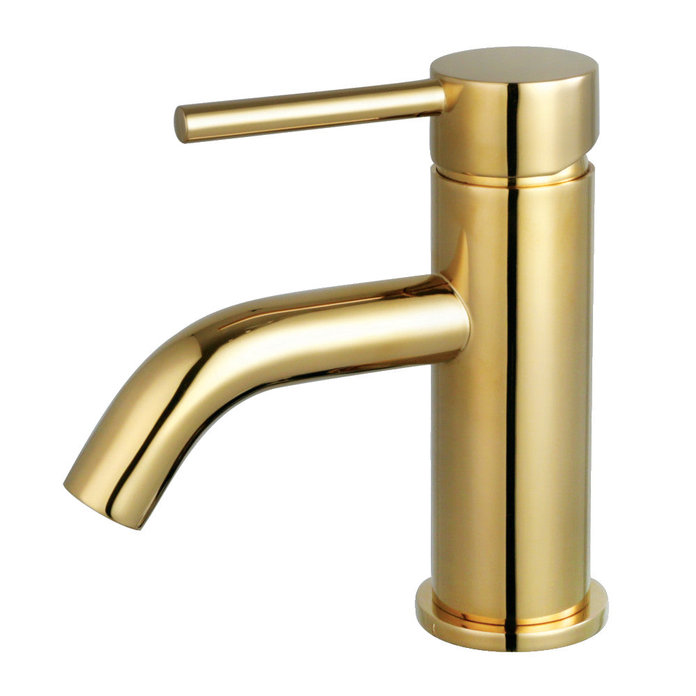 Concord Single-Hole Bathroom Faucet in Polished Brass