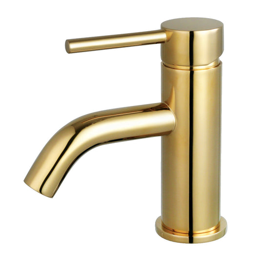 Concord Single-Hole Bathroom Faucet in Polished Brass