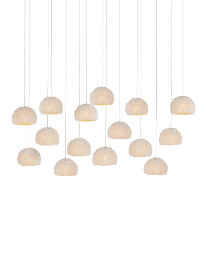 Virtu 15-Light Linear Multi-Drop Pendant
