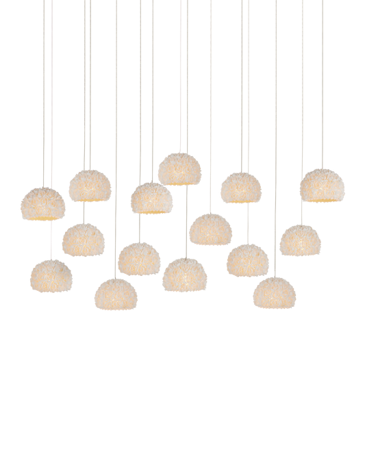 Virtu 15-Light Linear Multi-Drop Pendant