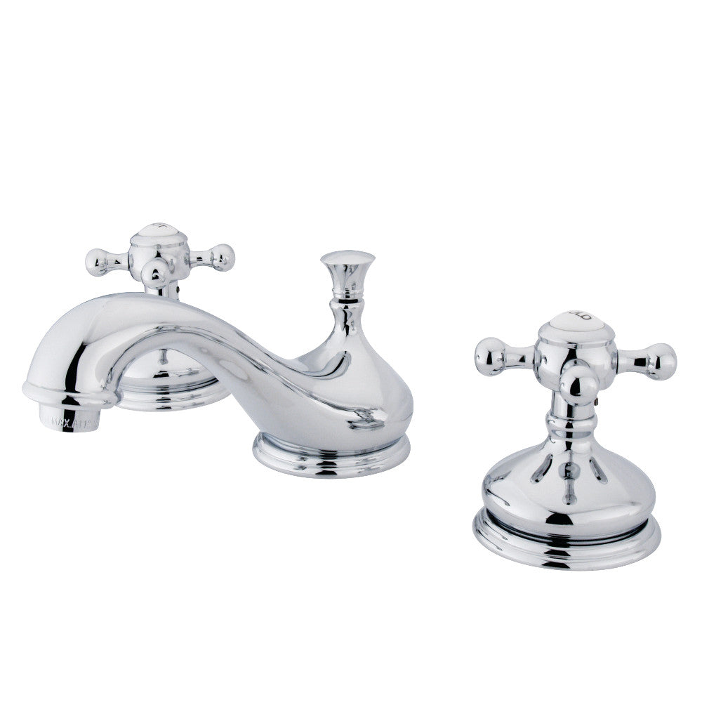 Vintage Widespread Bathroom Faucet in Polished Chrome