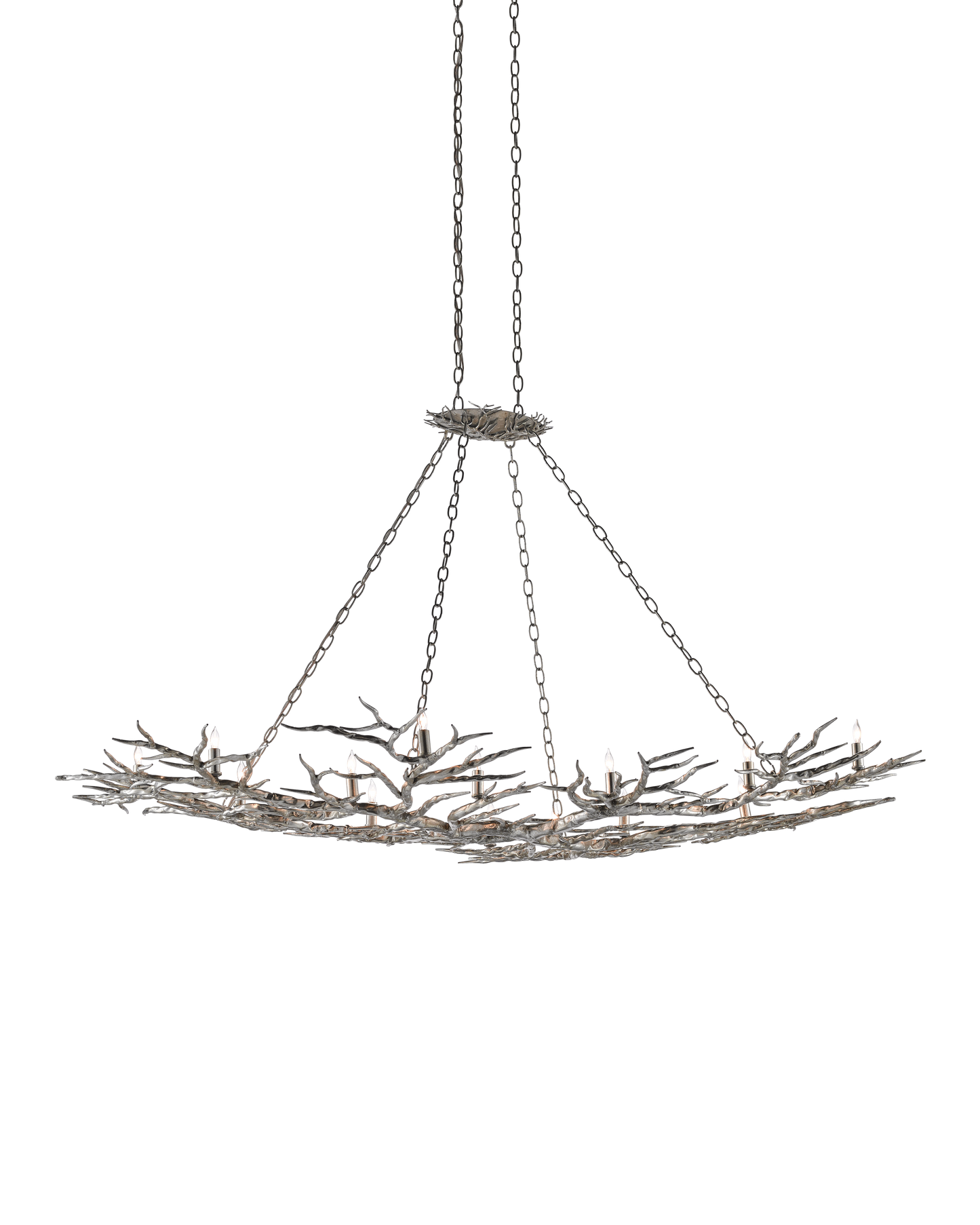 Rainforest Large Silver Chandelier