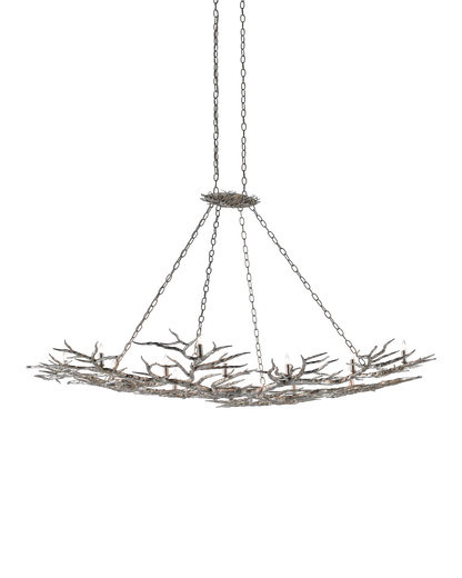 Rainforest Large Silver Chandelier