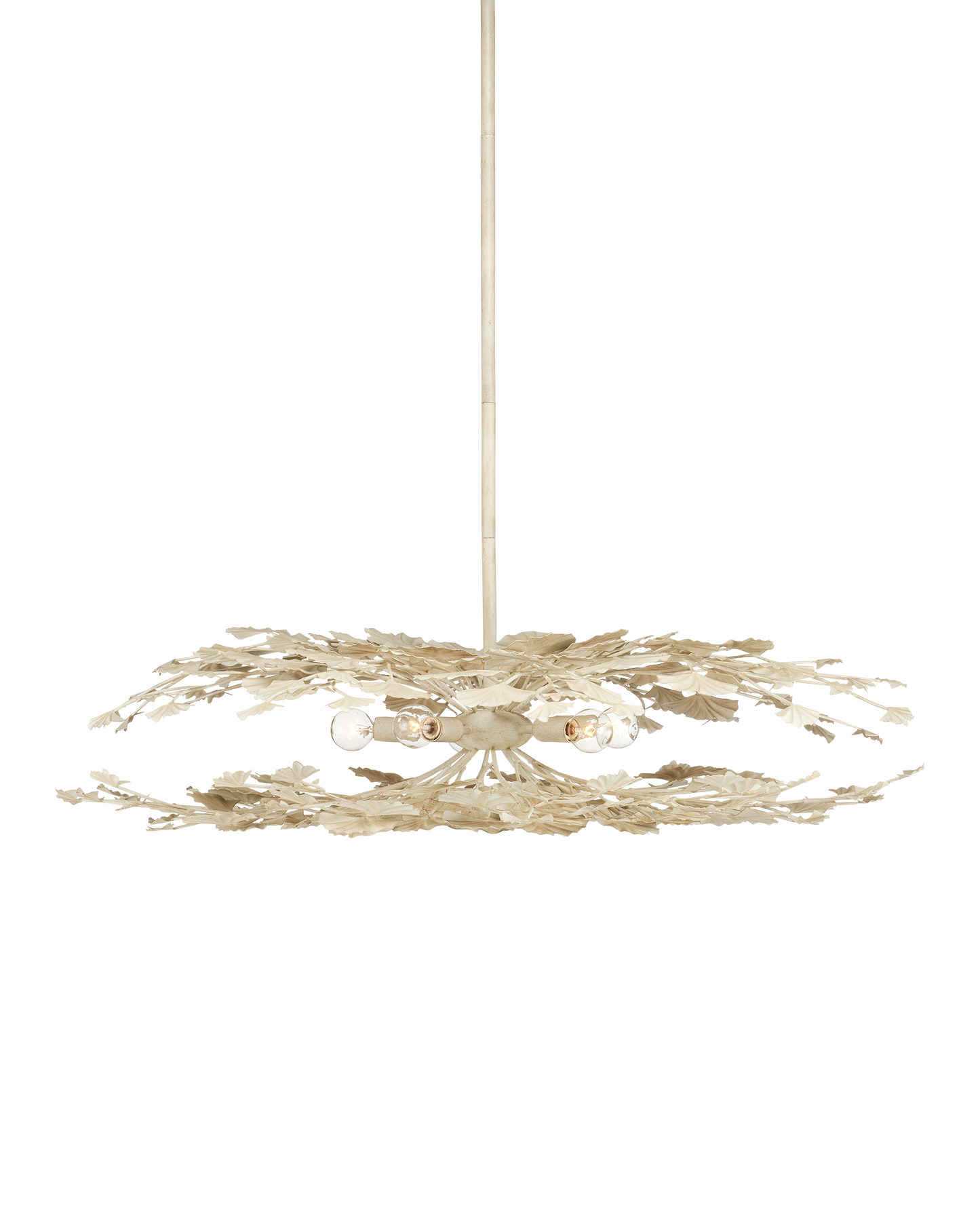 Maidenhair Cream Semi-Flush Mount