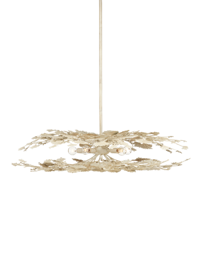 Maidenhair Cream Semi-Flush Mount