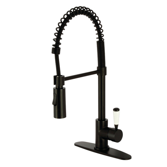Paris Pre-Rinse Kitchen Faucet in Matte Black