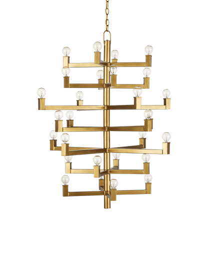 Andre Medium Brass Chandelier