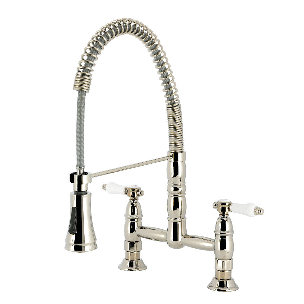 Bel-Air Pre-Rinse Kitchen Faucet in Polished Nickel