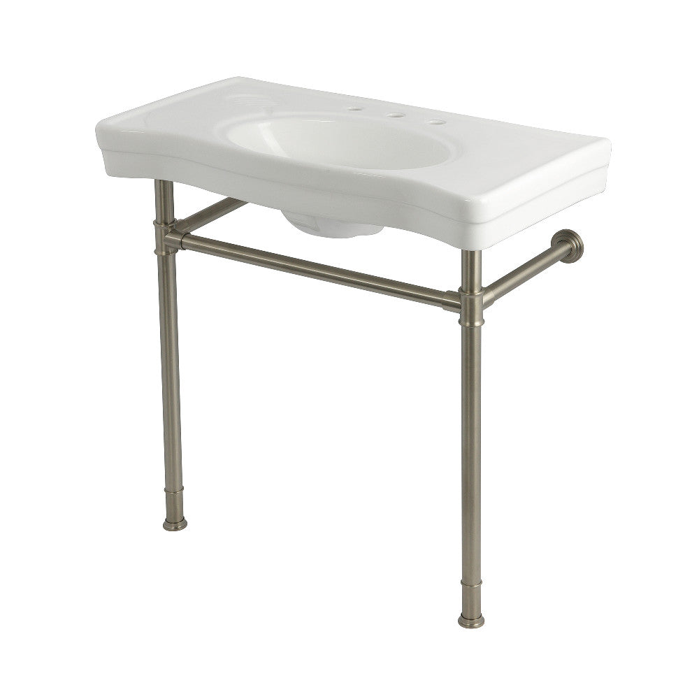 Imperial 35.81 Inch Console Sink in White