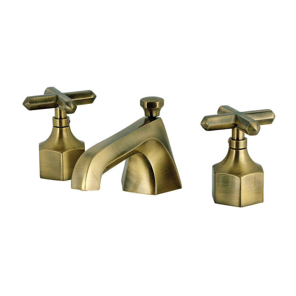 Widespread Bathroom Faucet in Antique Brass