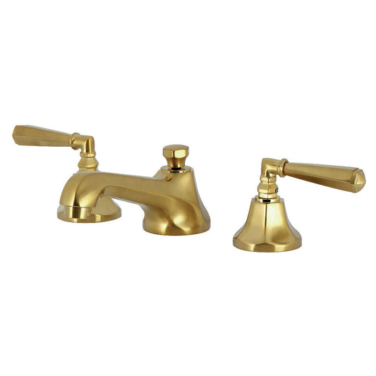 Metropolitan Widespread Bathroom Faucet in Brushed Brass