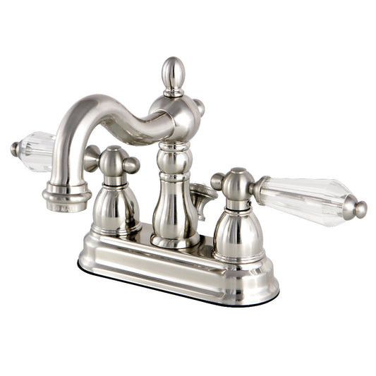 Wilshire 4 Inch Centerset Bathroom Faucet in Brushed Nickel