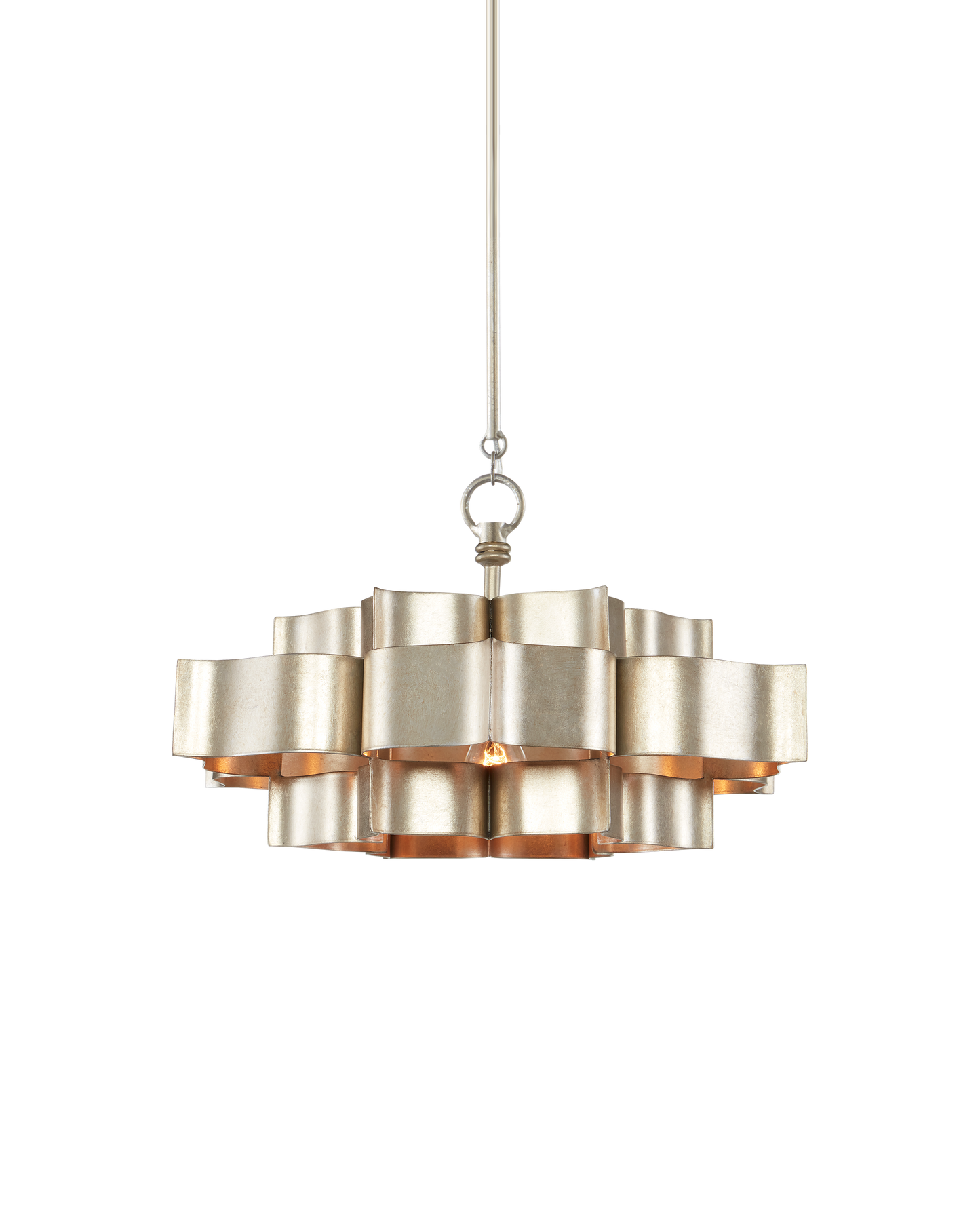 Grand Lotus Small Sliver Chandelier