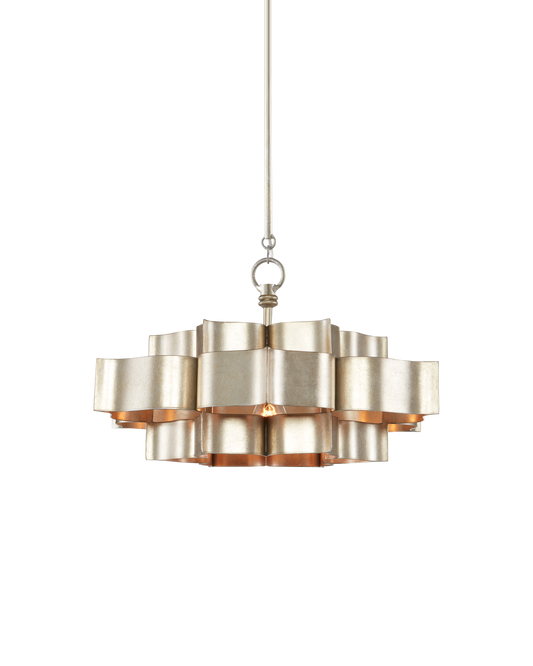 Grand Lotus Small Sliver Chandelier